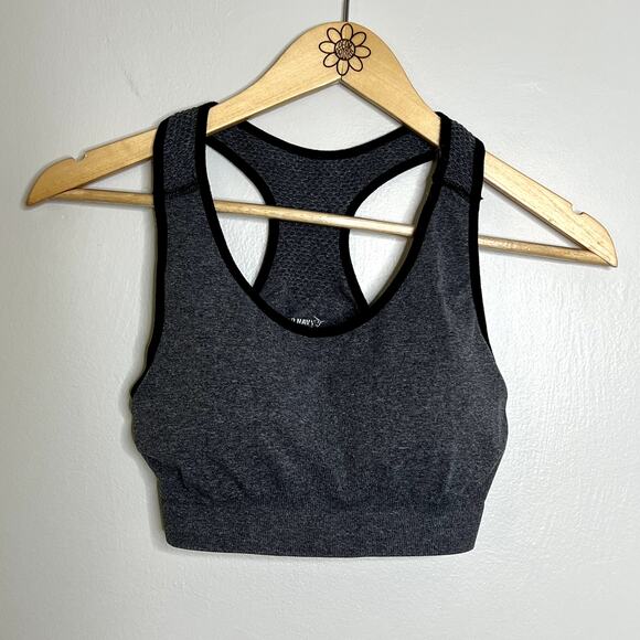 Old Navy Active Gray Racerback Sports Bra - Picture 4 of 7